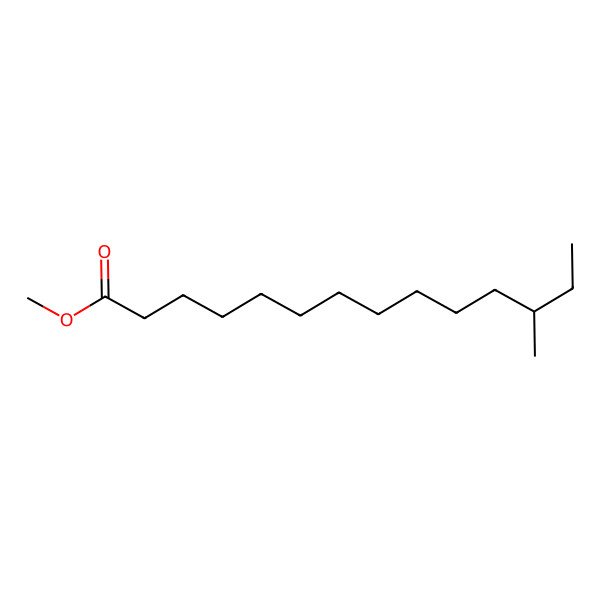 2D Structure of methyl (12R)-12-methyltetradecanoate