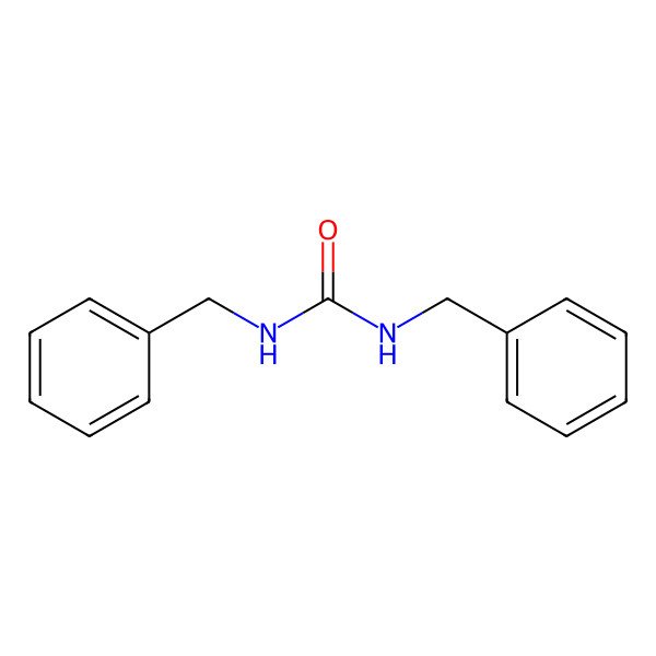 2D Structure of 1,3-Dibenzylurea