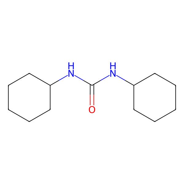 2D Structure of N,N'-Dicyclohexylurea