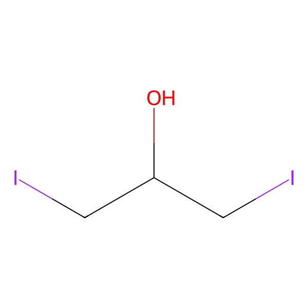 2D Structure of Diiodohydroxypropane 2D Structure of Diiodohydroxypropane