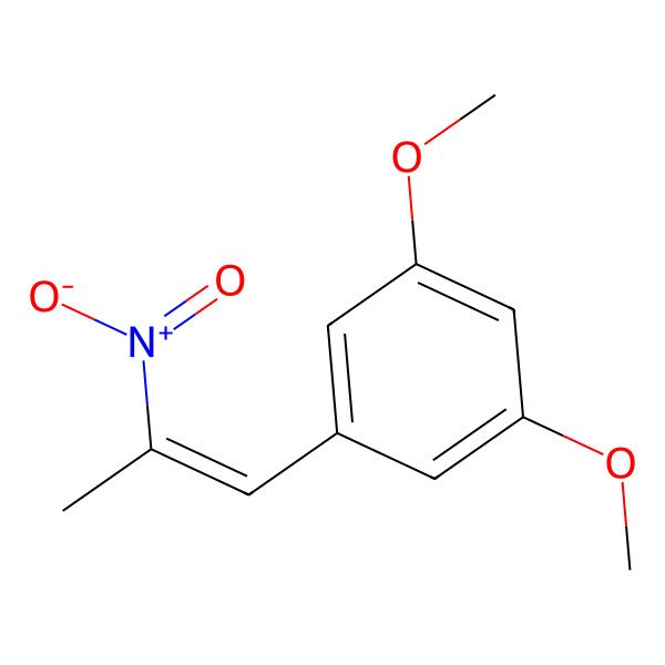 2D Structure of 1,3-dimethoxy-5-[(Z)-2-nitroprop-1-enyl]benzene