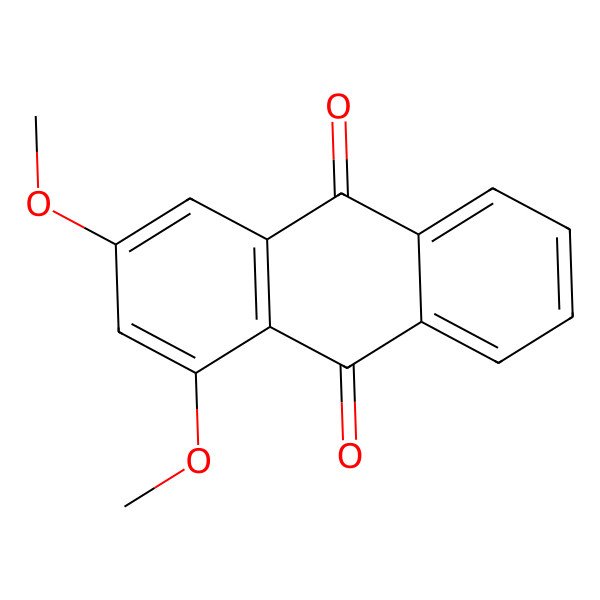 2D Structure of 1,3-Dimethoxyanthraquinone