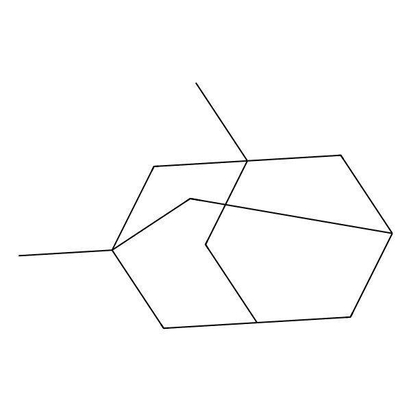 2D Structure of 1,3-Dimethyladamantane
