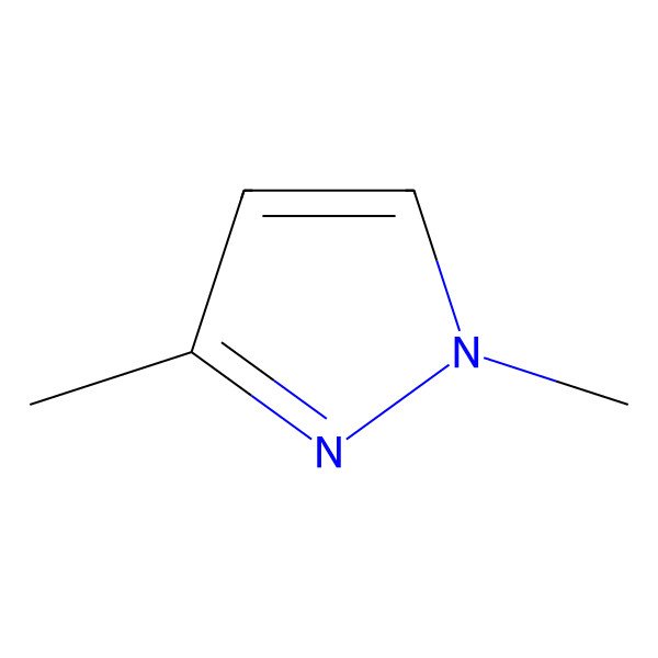 2D Structure of 1H-Pyrazole, 1,3-dimethyl-