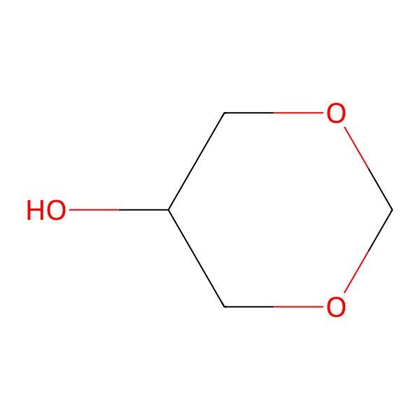 2D Structure of 1,3-Dioxan-5-ol