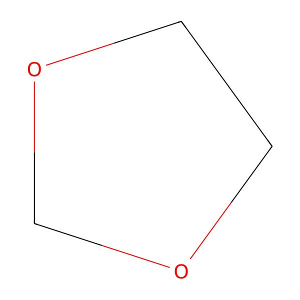 2D Structure of 1,3-Dioxolane