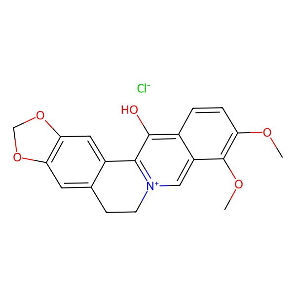 2D Structure of 13-Hydroxyberberine 2D Structure of 13-Hydroxyberberine