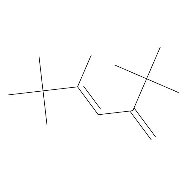 2D Structure of 1,3-Pentadiene, 2,4-di-t-butyl- 2D Structure of 1,3-Pentadiene, 2,4-di-t-butyl-