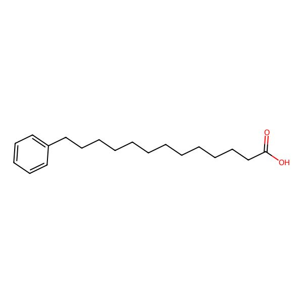 2D Structure of 13-Phenyltridecanoic acid