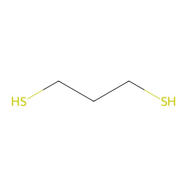 2D Structure of 1,3-Propanedithiol