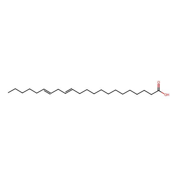 2D Structure of 13,16-Docosadienoic acid
