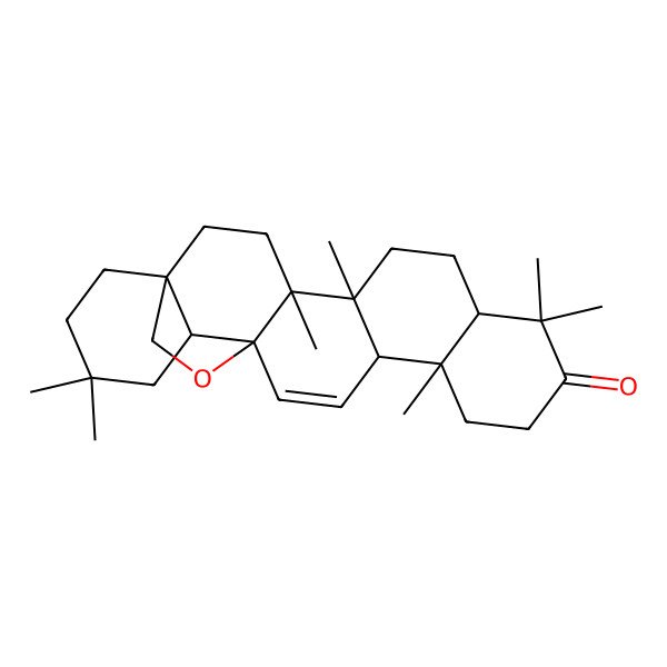 2D Structure of 13,28-Epoxyoleana-11-ene-3-one 2D Structure of 13,28-Epoxyoleana-11-ene-3-one