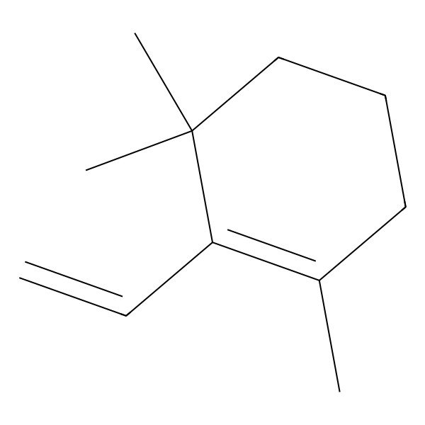 2D Structure of 1,3,3-Trimethyl-2-vinyl-1-cyclohexene 2D Structure of 1,3,3-Trimethyl-2-vinyl-1-cyclohexene