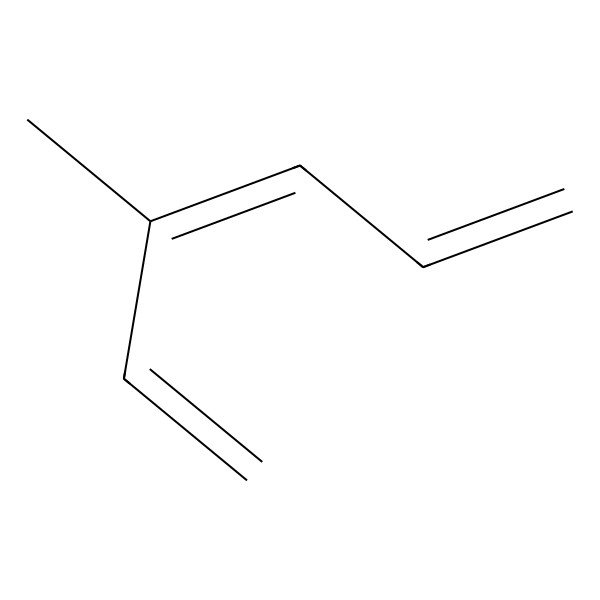 2D Structure of 1,3,5-Hexatriene, 3-methyl-, (E)-