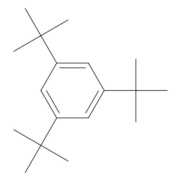 2D Structure of 1,3,5-Tri-tert-butylbenzene 2D Structure of 1,3,5-Tri-tert-butylbenzene