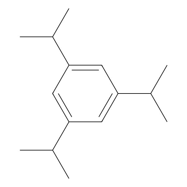 2D Structure of 1,3,5-Triisopropylbenzene