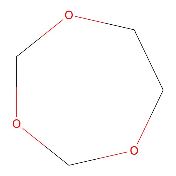 2D Structure of 1,3,5-Trioxepane