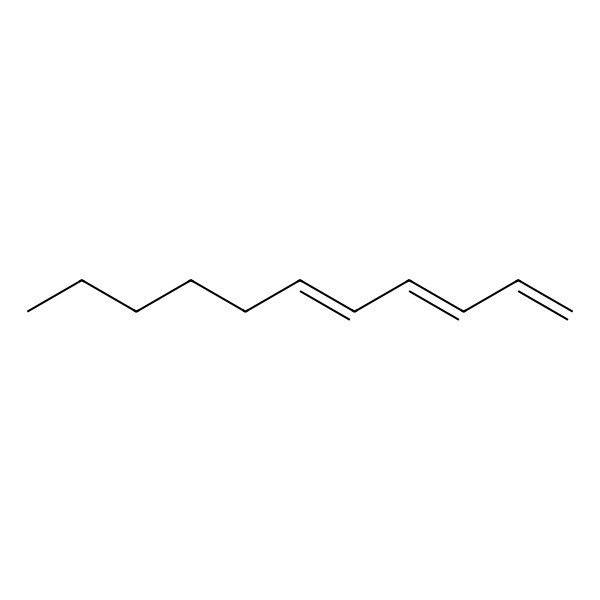 2D Structure of (3Z,5E)-1,3,5-Undecatriene