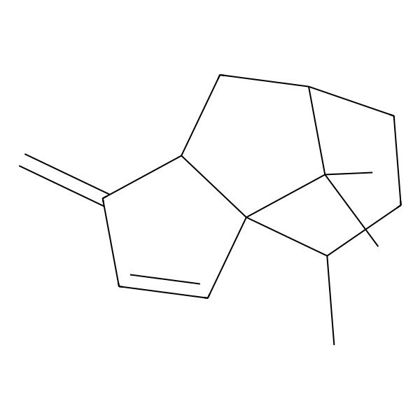 2D Structure of (-)-Cypera-2,4(15)-diene
