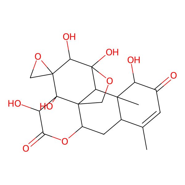 2D Structure of 13alpha(21)-Epoxyeurycomanone