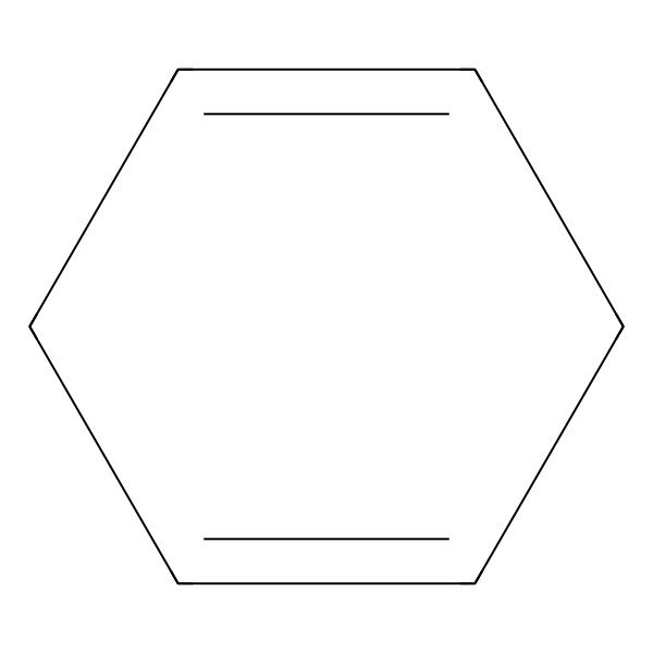 2D Structure of 1,4-Cyclohexadiene