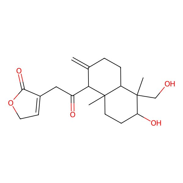 2D Structure of 14-Deoxy-11-oxoandrographolide 2D Structure of 14-Deoxy-11-oxoandrographolide