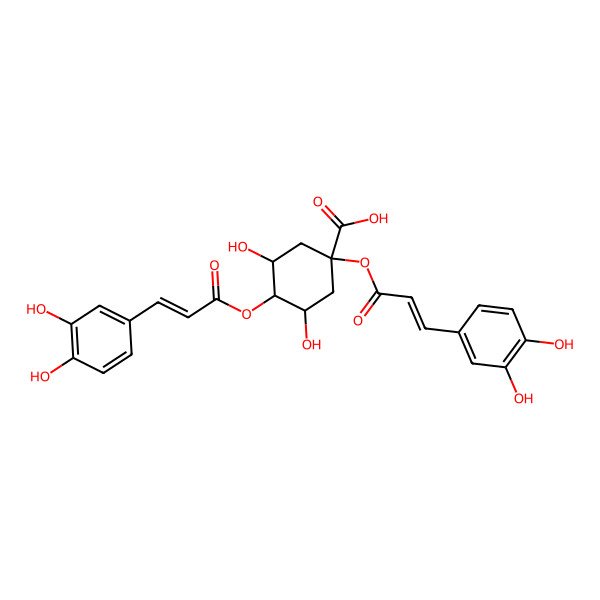 2D Structure of Dicaffeoylquinic acid