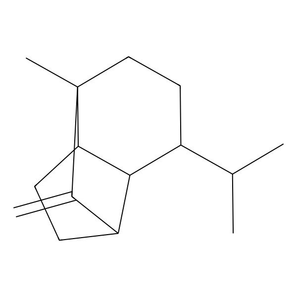 2D Structure of 1,4-Methanoindan, hexahydro-7-isopropyl-4-methyl-8-methylene-