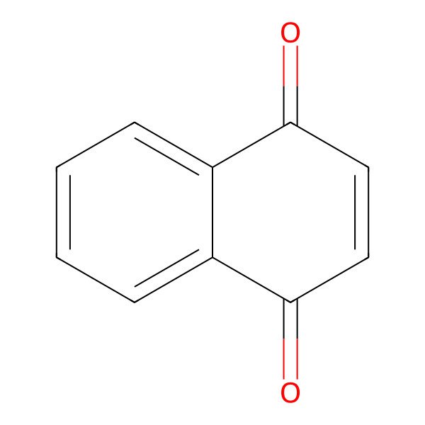2D Structure of 1,4-Naphthoquinone