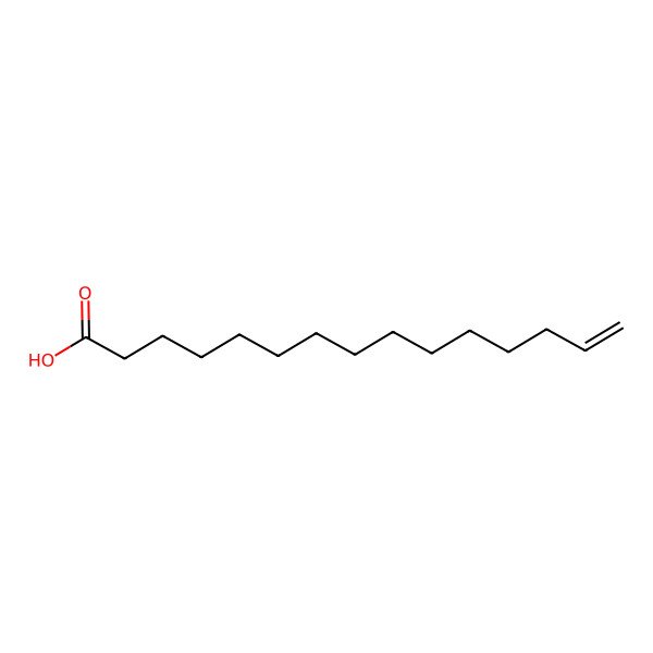 2D Structure of 14-Pentadecenoic acid 2D Structure of 14-Pentadecenoic acid
