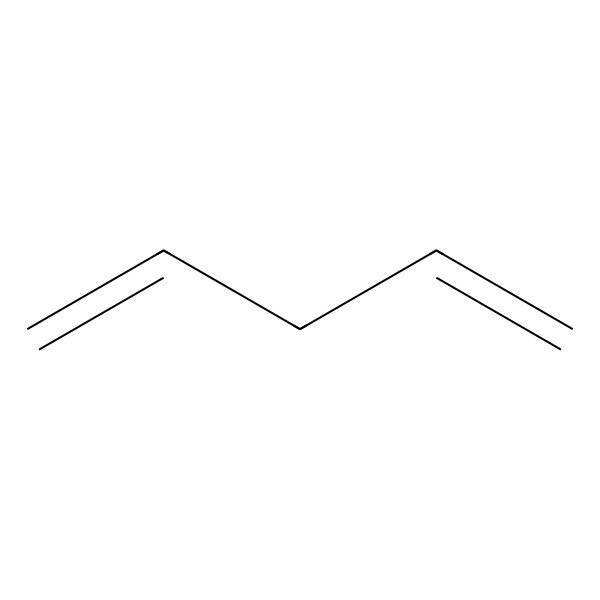 2D Structure of 1,4-Pentadiene