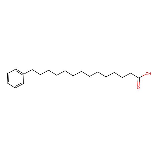 2D Structure of 14-Phenyltetradecanoic acid