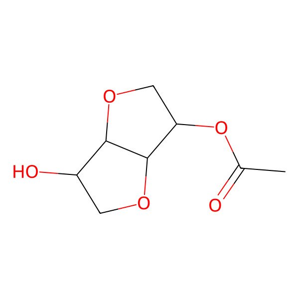 2D Structure of Isosorbide 2-acetate