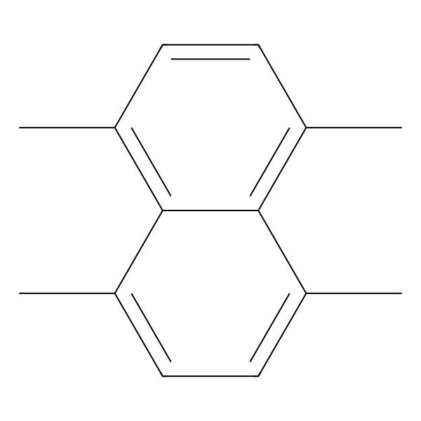 2D Structure of 1,4,5,8-Tetramethylnaphthalene