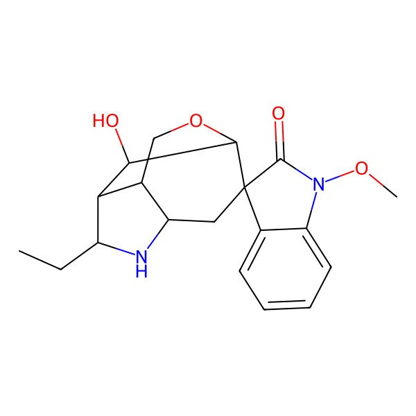 2D Structure of 14beta-Hydroxygelsedine
