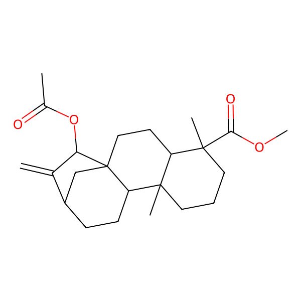 2D Structure of 15-Acetoxy-kaurenoic acid methyl ester