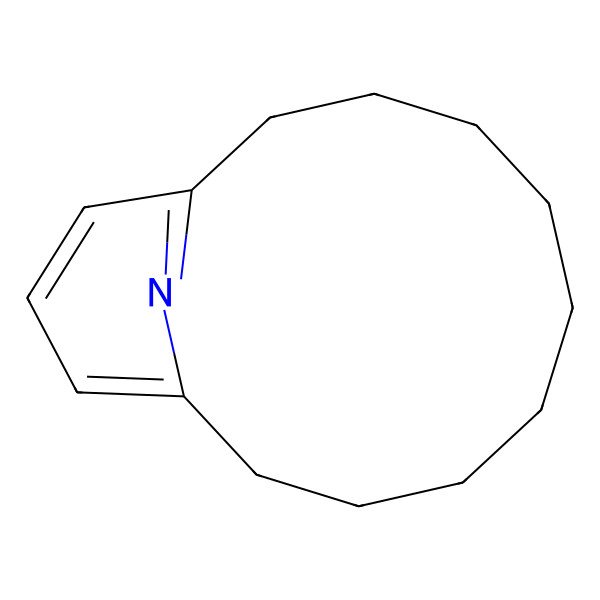 2D Structure of 15-Azabicyclo[9.3.1]pentadeca-1(15),11,13-triene