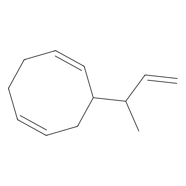 2D Structure of 1,5-Cyclooctadiene, 3-(1-methyl-2-propenyl)-