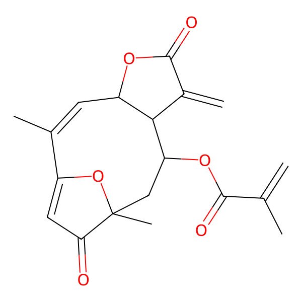 2D Structure of 15-Deoxygoyazensolide