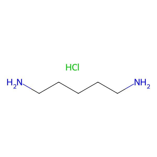 2D Structure of 1,5-Diaminopentane dihydrochloride