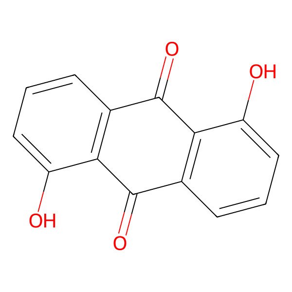 2D Structure of Anthrarufin