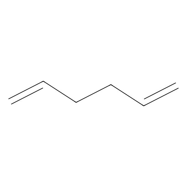 2D Structure of 1,5-Hexadiene