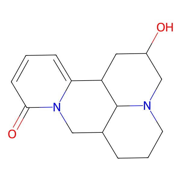 2D Structure of 15-Hydroxy-7,13-diazatetracyclo[7.7.1.02,7.013,17]heptadeca-2,4-dien-6-one
