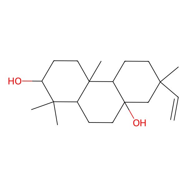 2D Structure of 15-Isopimaren-3beta,8beta-diol 2D Structure of 15-Isopimaren-3beta,8beta-diol