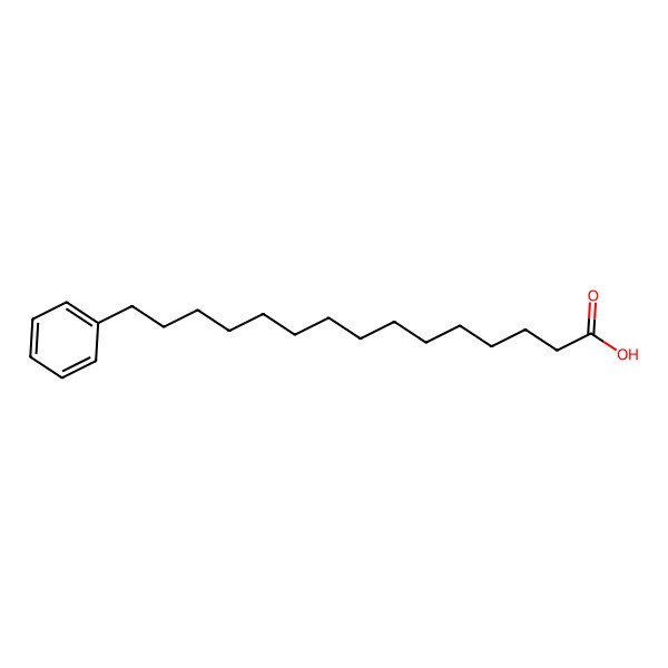 2D Structure of 15-Phenylpentadecanoic acid