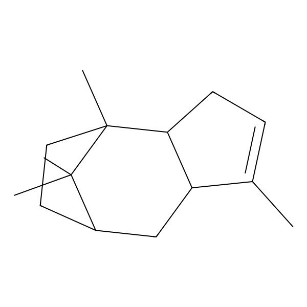 2D Structure of 1,5,11,11-Tetramethyltricyclo[6.2.1.02,6]undec-4-ene