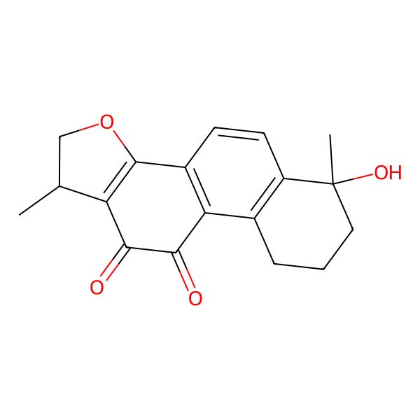 2D Structure of (6S)-6-hydroxy-1,6-dimethyl-2,7,8,9-tetrahydro-1H-naphtho[1,2-g][1]benzofuran-10,11-dione