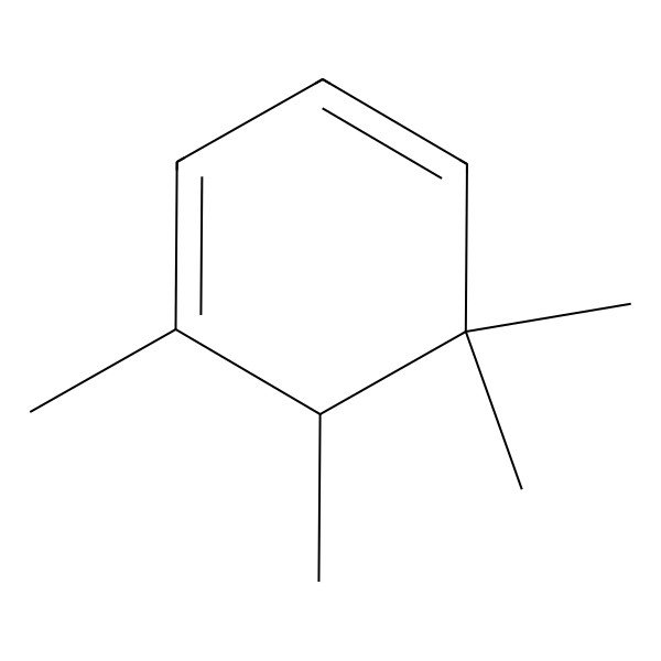 2D Structure of 1,5,5,6-Tetramethyl-1,3-cyclohexadiene