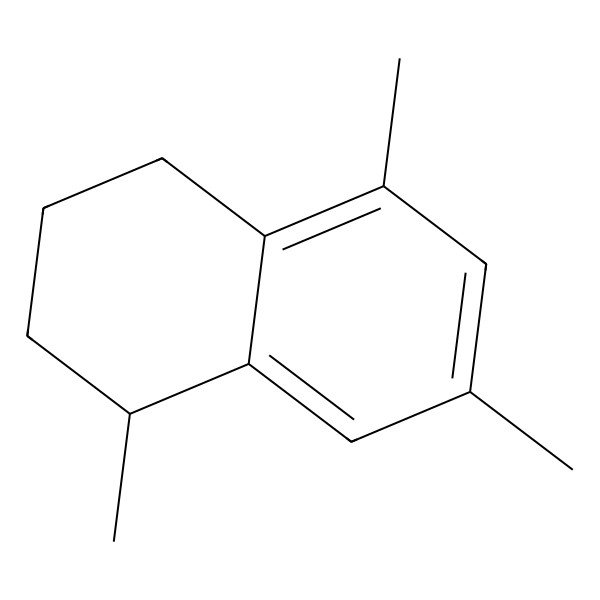 2D Structure of 1,5,7-Trimethyl-1,2,3,4-tetrahydronaphthalene