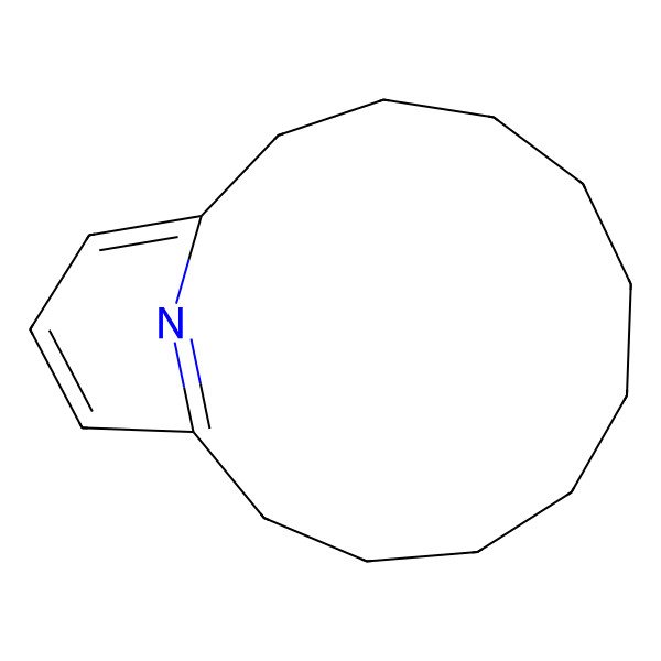 2D Structure of 16-Azabicyclo[10.3.1]hexadeca-1(16),12,14-triene